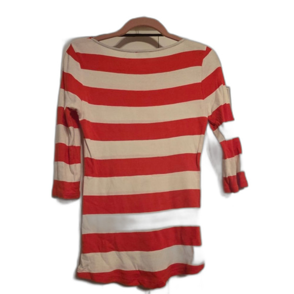 Express Red and White Striped Top - Picture 2 of 3